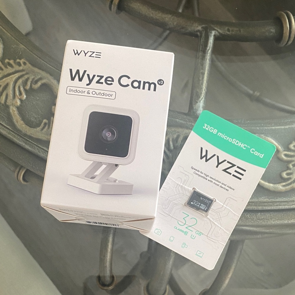Wyze Cam Black and White Indoor & Outdoor Webcam